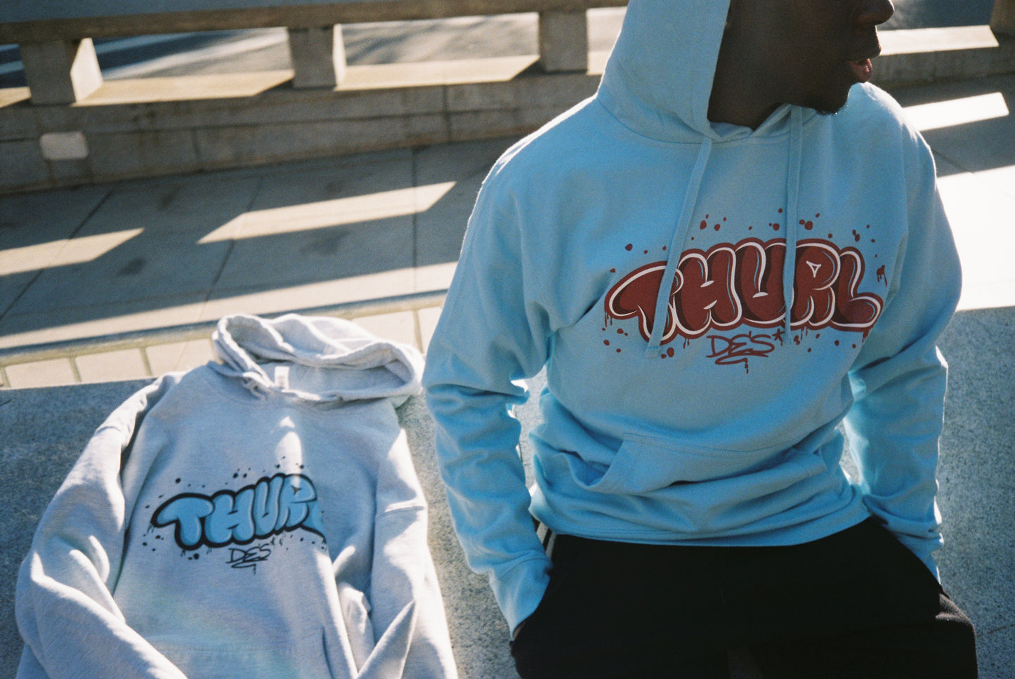 Thurl Des Graffiti Hoodie (Old School Phillies)